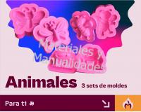 Molde Para Goma Eva Libélula Abeja Bichos rana animales fomi